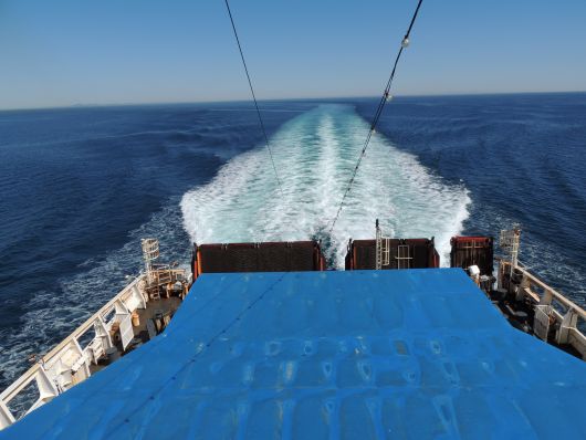 On the way to Tasmania